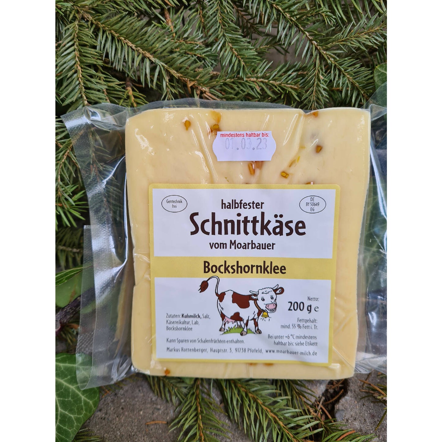 halbfester Schnittkäse Bockshornklee
