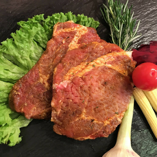 Marinierte Halssteaks