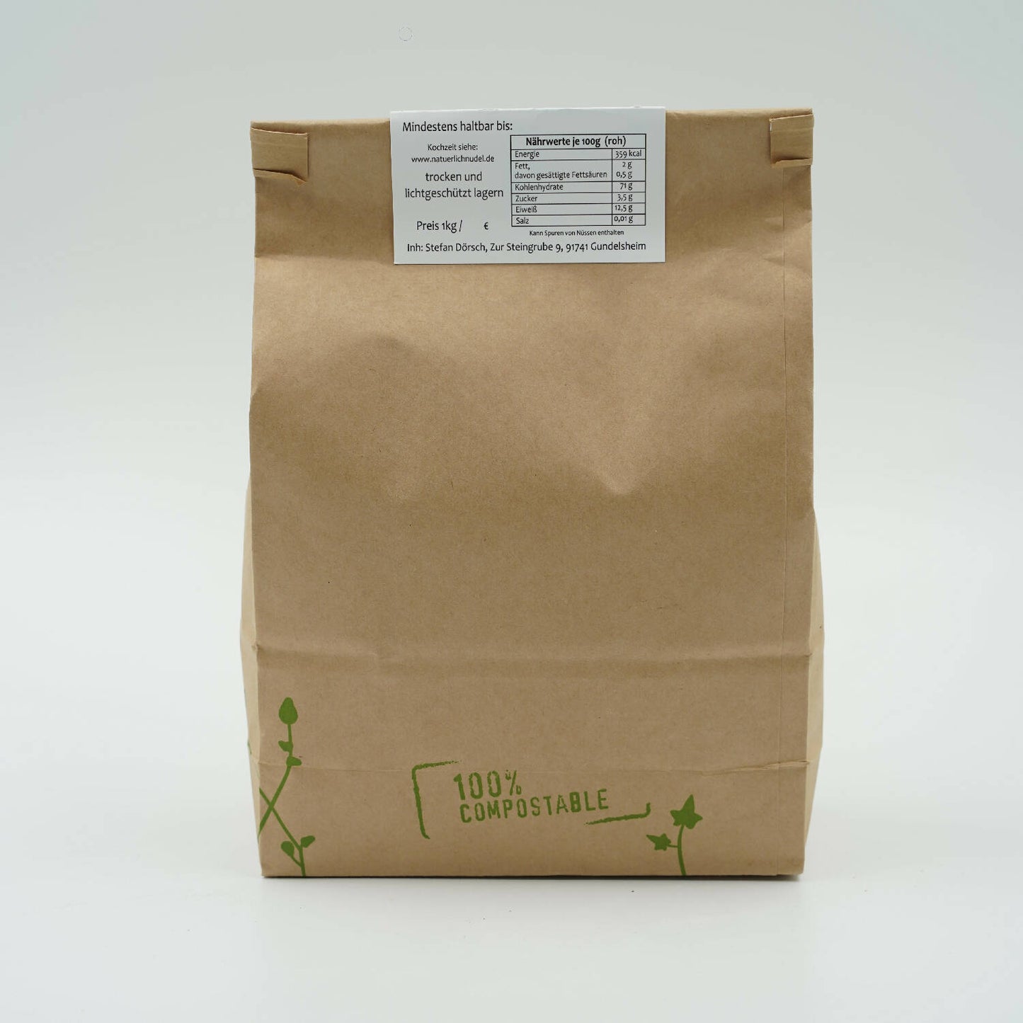 Hartweizen Suppen/Asianudeln 300g - vegan, plastikfrei